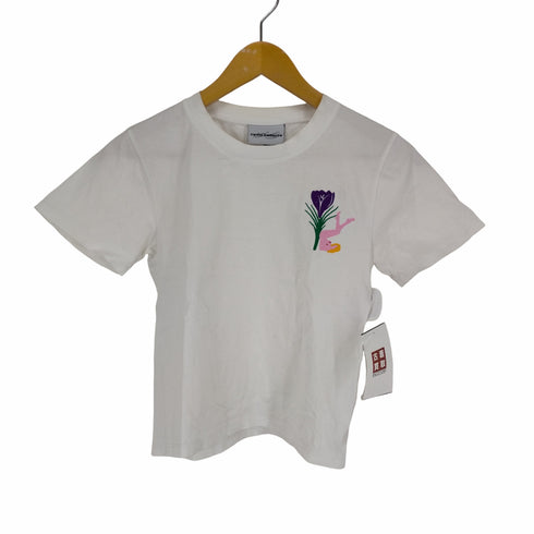 カルネボレンテ Carne Bollente フロントロゴ刺繍クロップド丈S/S TEE レディース JPN:1