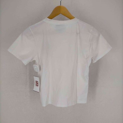 カルネボレンテ Carne Bollente フロントロゴ刺繍クロップド丈S/S TEE レディース JPN:1