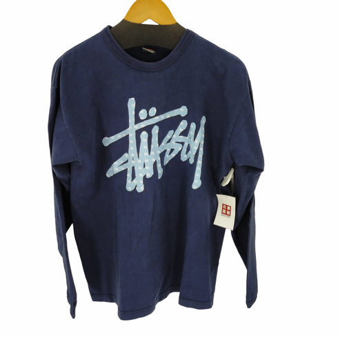 ステューシー Stussy 00S L/S TEE ピースマース $ ドルマーク ストックロゴ メンズ JPN:L