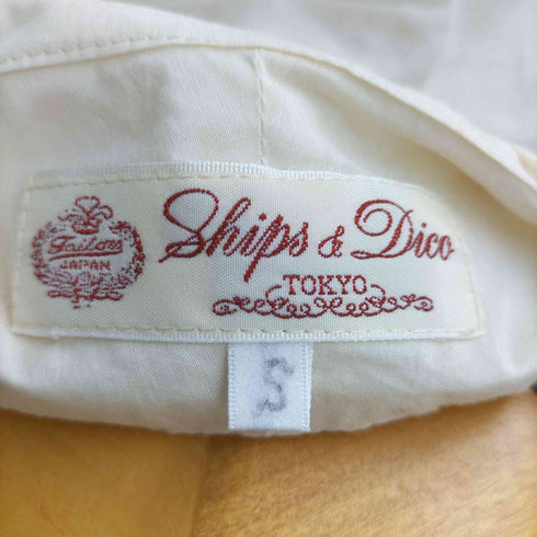 SHIPS&DICO コットンシルク ボウタイ比翼ブラウス レディース JPN:S