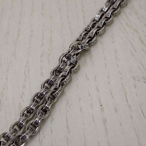 silver kyasya ベルペンダントトップ ペーパーチェーン メンズ
