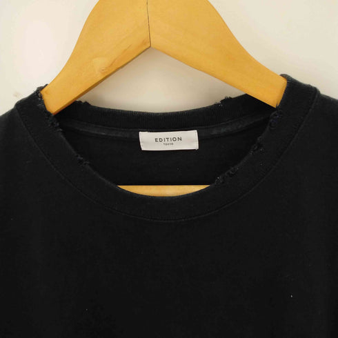 エディション Edition ダメージ加工Tシャツ メンズ import:S