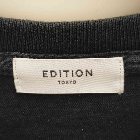 エディション Edition ダメージ加工Tシャツ メンズ import:S
