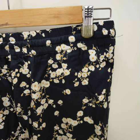ザラ ZARA 花柄イージーパンツ レディース S