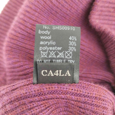 カシラ CA4LA ウールアクリル メランジニットキャップ メンズ ONE SIZE