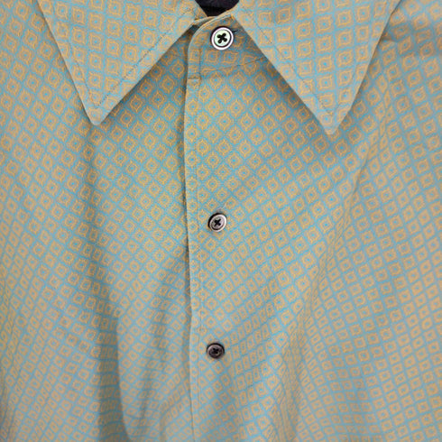 ポールスミスロンドン Paul Smith LONDON 90S 玉虫カラ― ドレスシャツ 総柄 玉蟲 タマムシ メンズ JPN:M