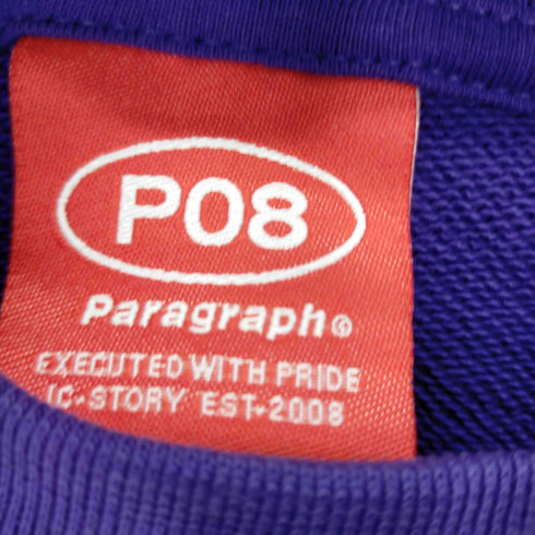 パラグラフ PARAGRAPH スマイル クルーネックスウェット メンズ ONE SIZE