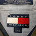 トミーヒルフィガー TOMMY HILFIGER 90s フラッグタグ シンガポール製 エンブレム刺繍 ブラックウォッチ ボタンダウンシャツ メンズ import:L