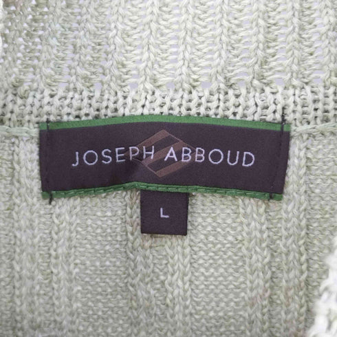 ジョセフアボード JOSEPH ABBOUD ハイネック コットンニットカーディガン メンズ JPN:L