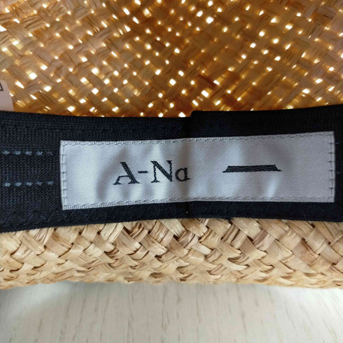 A-Na 麦わらリボンハット レディース