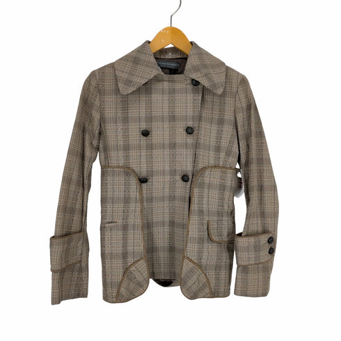 ANNA BASSANI MADE IN ITALY クルミボタン ダブルジャケット レディース