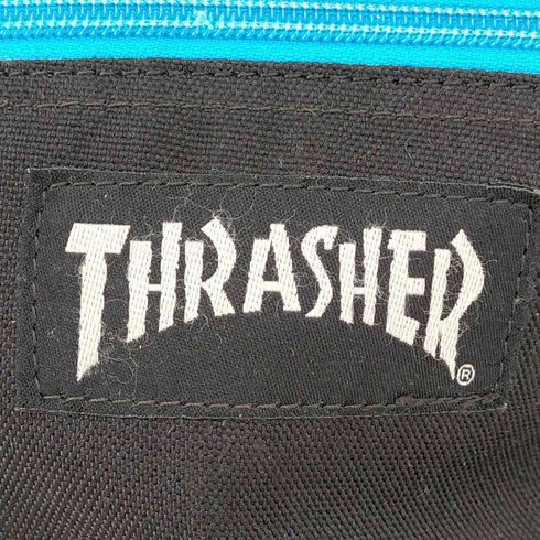 スラッシャー THRASHER ロゴ刺繍 ボディバッグ メンズ