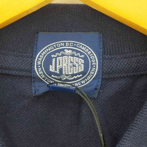 ジェイプレス J.PRESS ロゴ刺繍 ポロシャツ メンズ LL