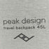 ピークデザイン peak design Travel Backpack 45L メンズ
