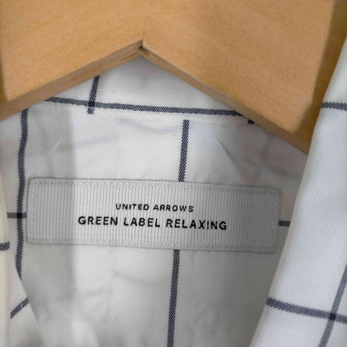 ユナイテッドアローズグリーンレーベルリラクシング UNITED ARROWS green label relaxing 格子柄 ボタンダウンシャツ メンズ JPN:M