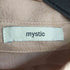 ミスティック mystic バックギャザー オーガンジーシャツ レディース
