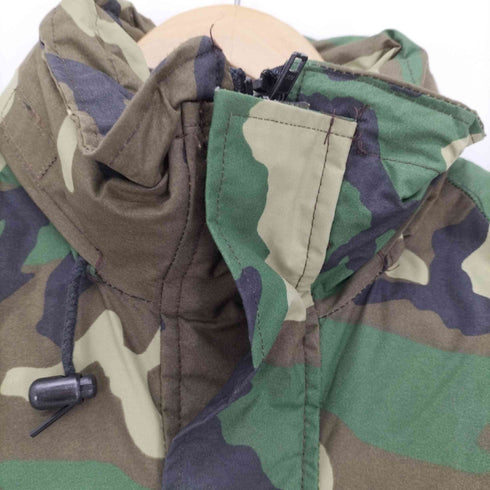 ゴールデンフリース GOLDEN FLEECE 90S 復刻 白タグ USA製 ECWCS Gen1 PARKA ウッドランドカモ ミリタリー ジャケット メンズ import:M