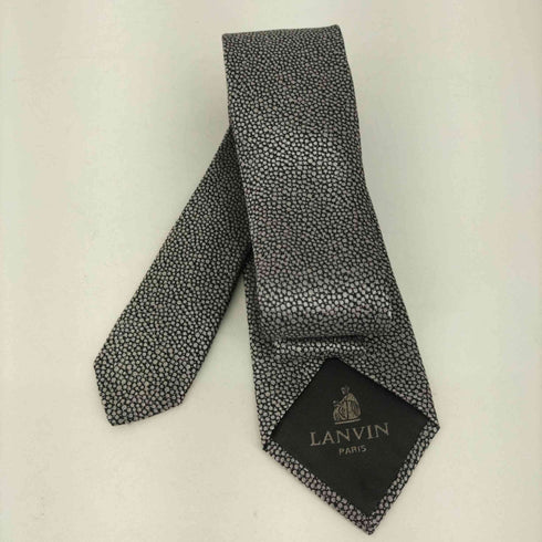 ランバン パリ LANVIN PARIS 総柄 シルクネクタイ メンズ