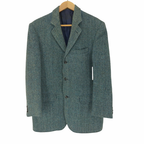 ハリスツイード Harris Tweed ウール ヘリンボーン テーラードジャケット メンズ JPN:50