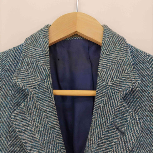ハリスツイード Harris Tweed ウール ヘリンボーン テーラードジャケット メンズ JPN:50