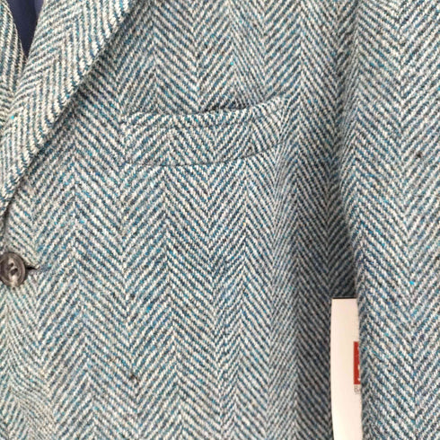 ハリスツイード Harris Tweed ウール ヘリンボーン テーラードジャケット メンズ JPN:50
