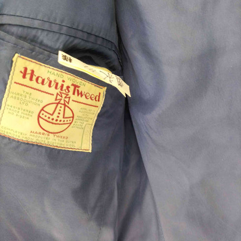 ハリスツイード Harris Tweed ウール ヘリンボーン テーラードジャケット メンズ JPN:50