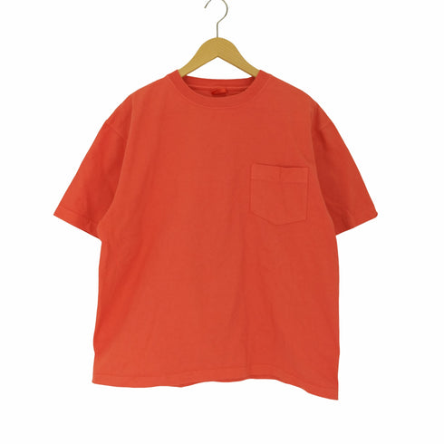 キャンバー CAMBER USA製 製品染 ヘビーウェイト ポケット Tシャツ メンズ import:XL