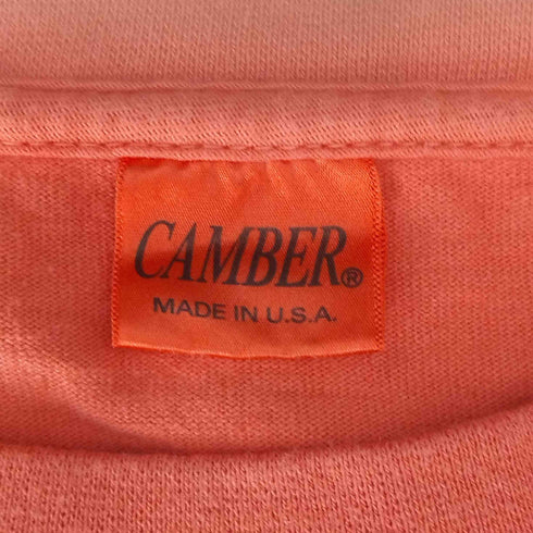 キャンバー CAMBER USA製 製品染 ヘビーウェイト ポケット Tシャツ メンズ import:XL