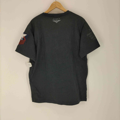 アヴィレックス AVIREX US NAVY 刺繍 ヘビーウェイト S/S Tシャツ ビッグサイズ メンズ 2XL