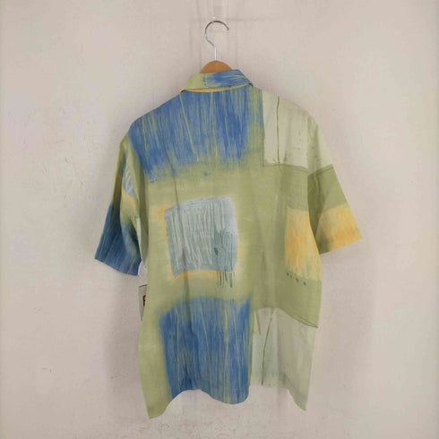 フルギ HAUPT ドイツ製 レーヨンポリ 水彩 S/S シャツ メンズ import:M