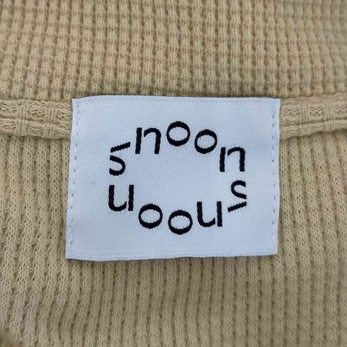sinoon サーマルハーフジップカットソー レディース