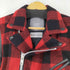 ウールリッチ WOOLRICH カウレザー ウールチェック ダブルライダース メンズ JPN:M