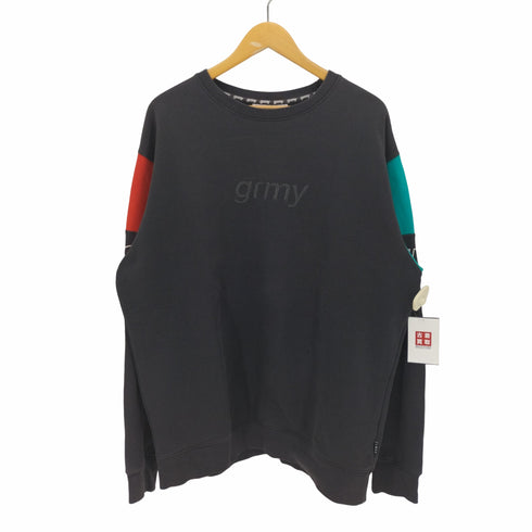 グライミー GRMY カラー切り替え センターロゴ刺繍 トレーナー メンズ import:XL