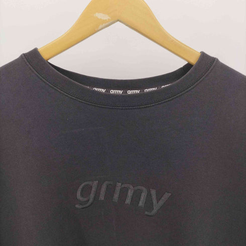 グライミー GRMY カラー切り替え センターロゴ刺繍 トレーナー メンズ import:XL