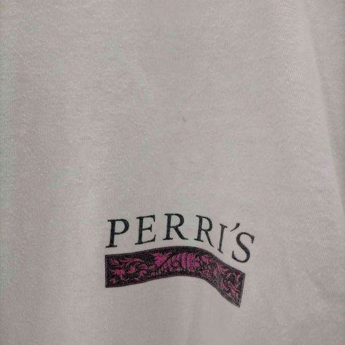 ヘインズ Hanes USA製 シングルステッチ PERRISプリントTシャツ メンズ JPN:L