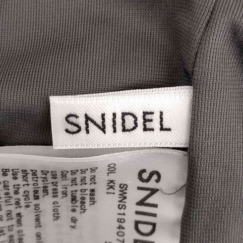 スナイデル snidel シャイニーベルティッドパターンスカート レディース FREE