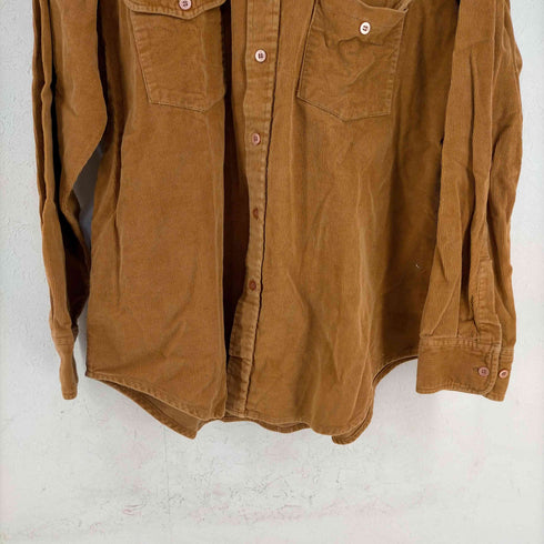 ジェーシーペニー JC Penney コーデュロイ レギュラーカラーシャツ メンズ import:L