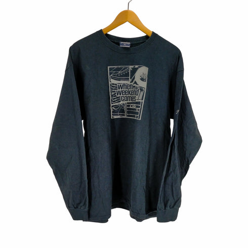 prillmal フロントプリントL/S TEE メンズ JPN:XL