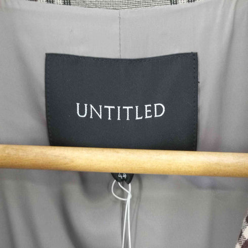 アンタイトル UNTITLED チェック柄 チェスターコート レディース 44