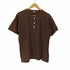 ヘルスニット Healthknit CLASSIC WEIGHT ネコ目ボタン ヘンリーネック S/S Tシャツ メンズ import:XL