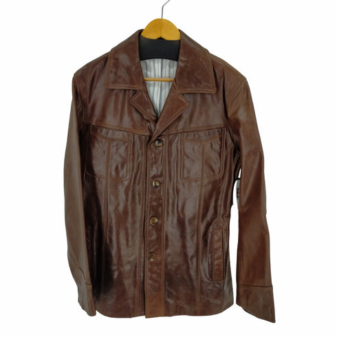 VINTAGE CLUB シープレザーコート カーコート メンズ JPN:L