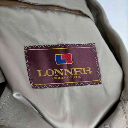 LONNER ライナー付きコットンステンカラーコート メンズ
