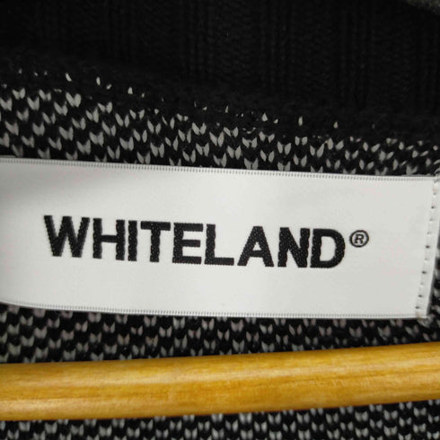 ホワイトランド WHITELAND バックプリント ヘビーカーディガン メンズ FREE
