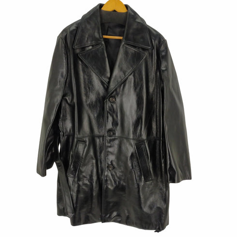 ヴァレンティノ Valentino ROLENTO 牛革 レザーチェスターコート メンズ JPN:L
