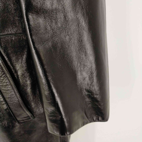 ヴァレンティノ Valentino ROLENTO 牛革 レザーチェスターコート メンズ JPN:L