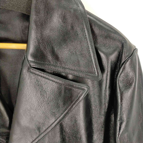 ヴァレンティノ Valentino ROLENTO 牛革 レザーチェスターコート メンズ JPN:L