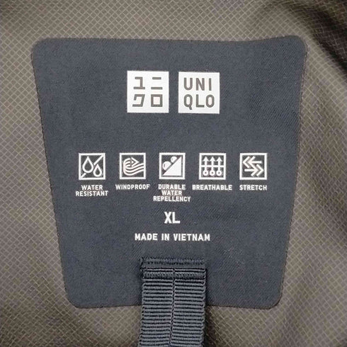 ユニクロ UNIQLO ブロックテックパーカー メンズ JPN:XL