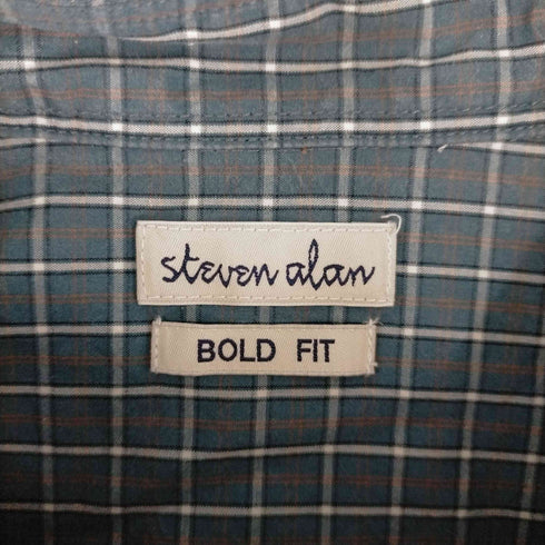 スティーブンアラン Steven Alan BOLD FIT レギュラーカラーシャツ メンズ JPN:S