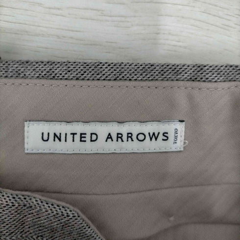 ユナイテッドアローズ UNITED ARROWS サキソニー ヘリンボーンストライプ モダンストレート/パンツ メンズ JPN:S
