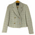 ザラ ZARA コットンダブルツイードブレザー レディース import:XS